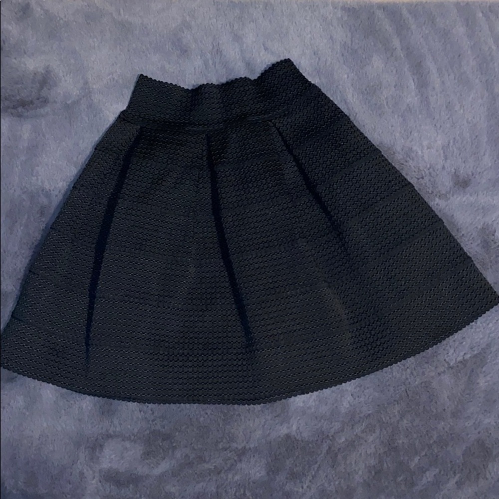 Xhilaration Black Solid Skirt